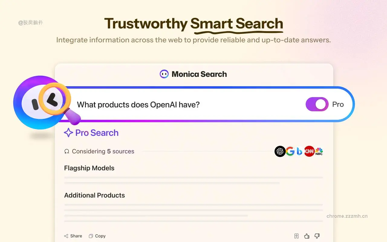 Monica ChatGPT AI助手 GPT-4o Claude 3.5 Gemini 1.5 o1_8.0.4_image_2
