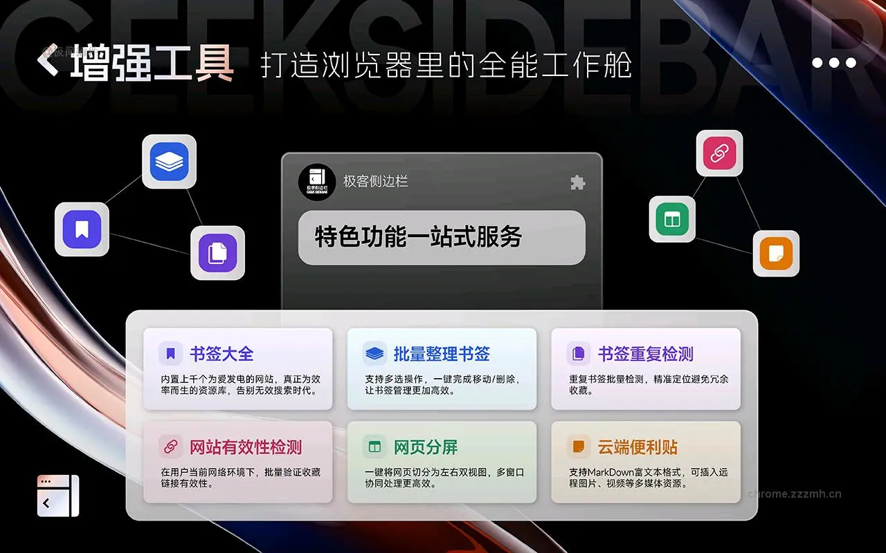 极客侧边栏 免费DeepSeek丨书签云同步_2.9.5_image_2