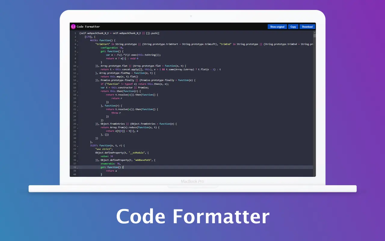 代码格式化器 JSON CSS JavaScript_1.3.0_image_3