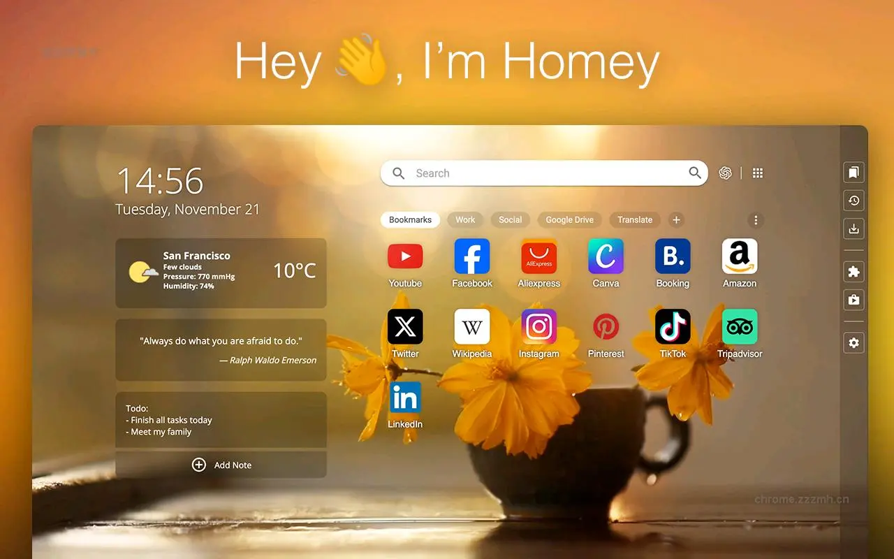 Homey Productivity New Tab_4.24.1_image_4