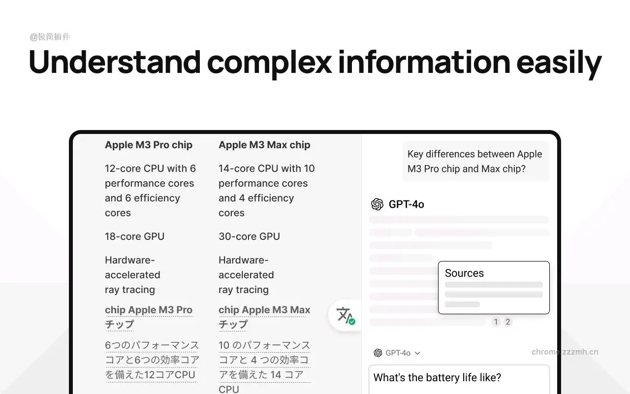 MaxAI.me：随时随地使用 ChatGPT AI_8.32.1_image_1