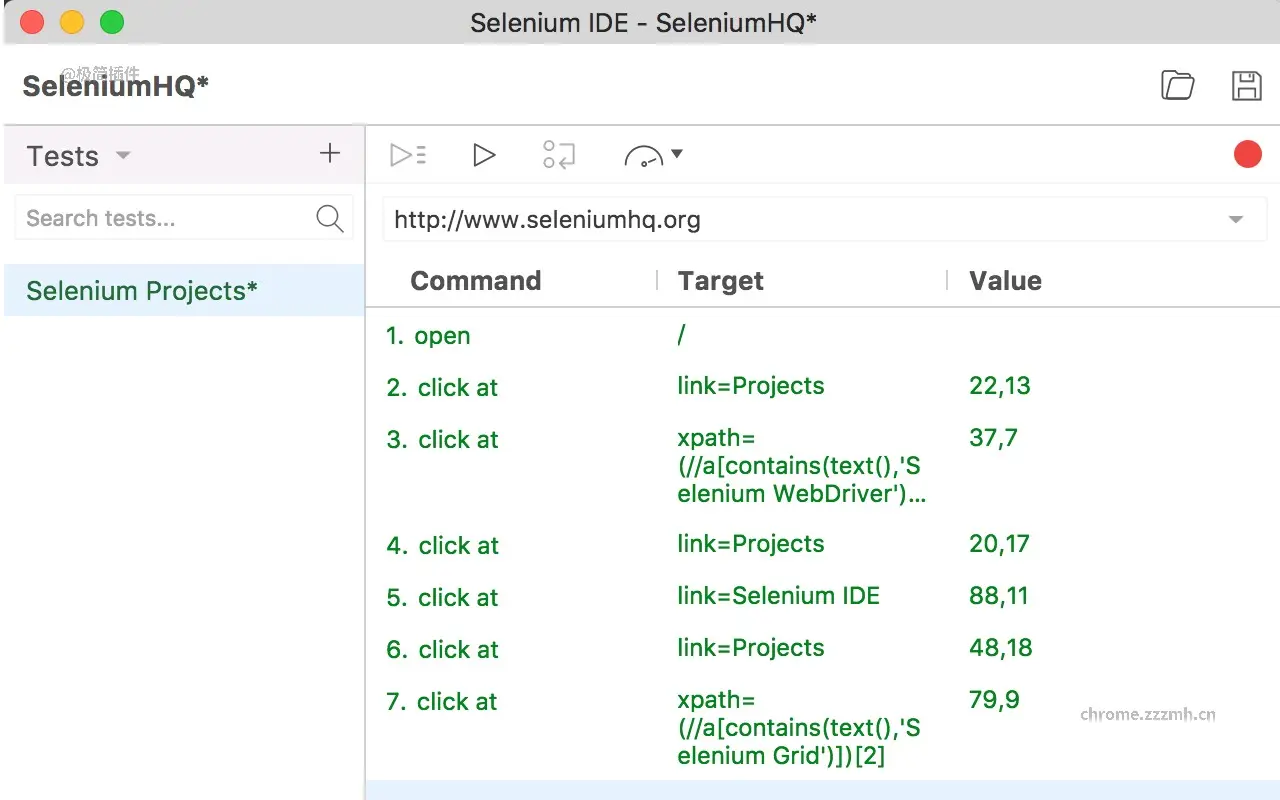 Selenium IDE