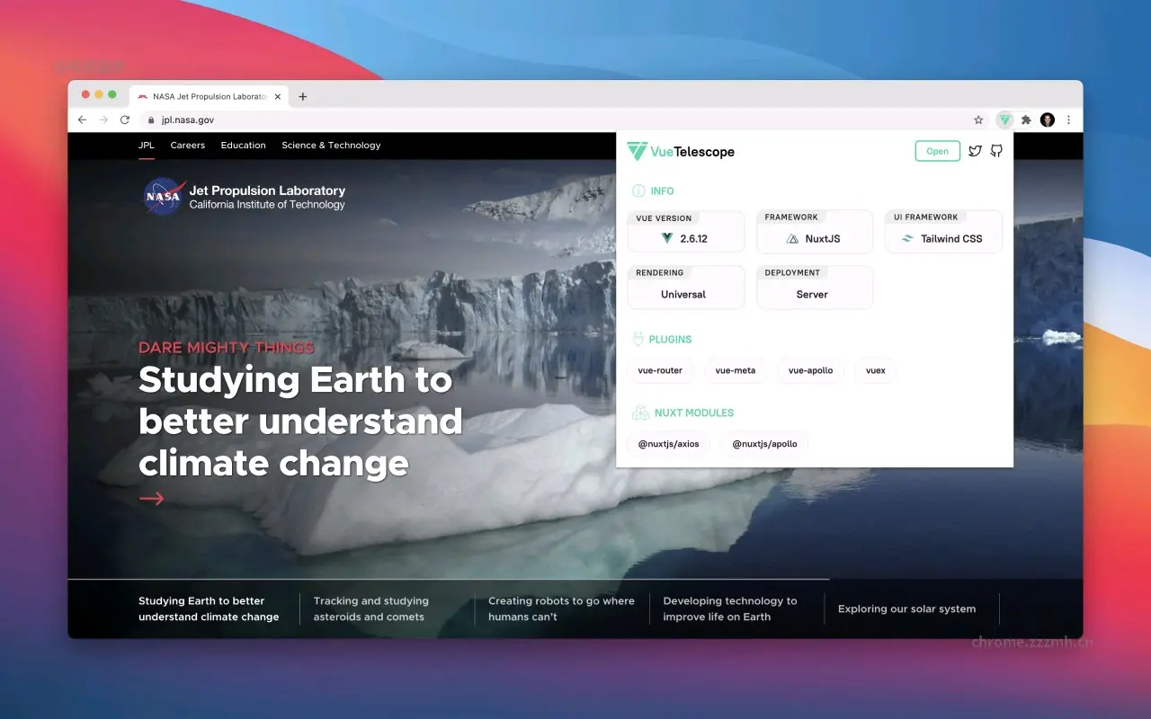 Vue Telescope_1.9.0_image_0