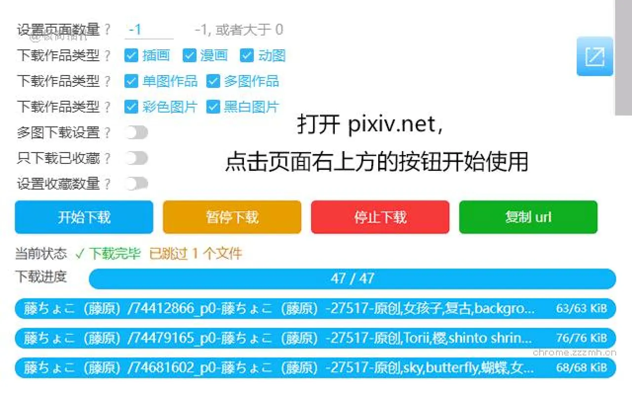 Powerful Pixiv Downloader_17.9.0_image_0