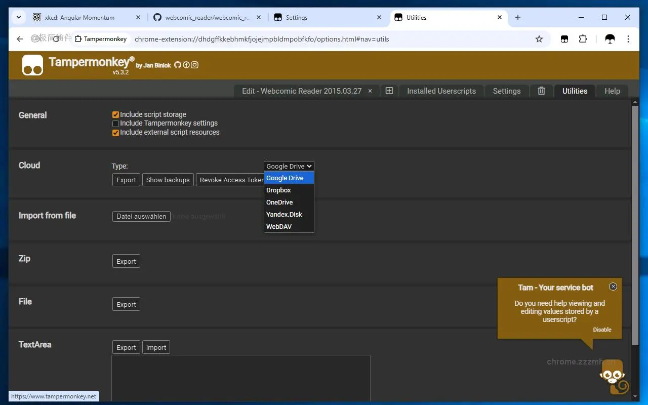 Tampermonkey 篡改猴(油猴脚本)_5.4.1_image_4