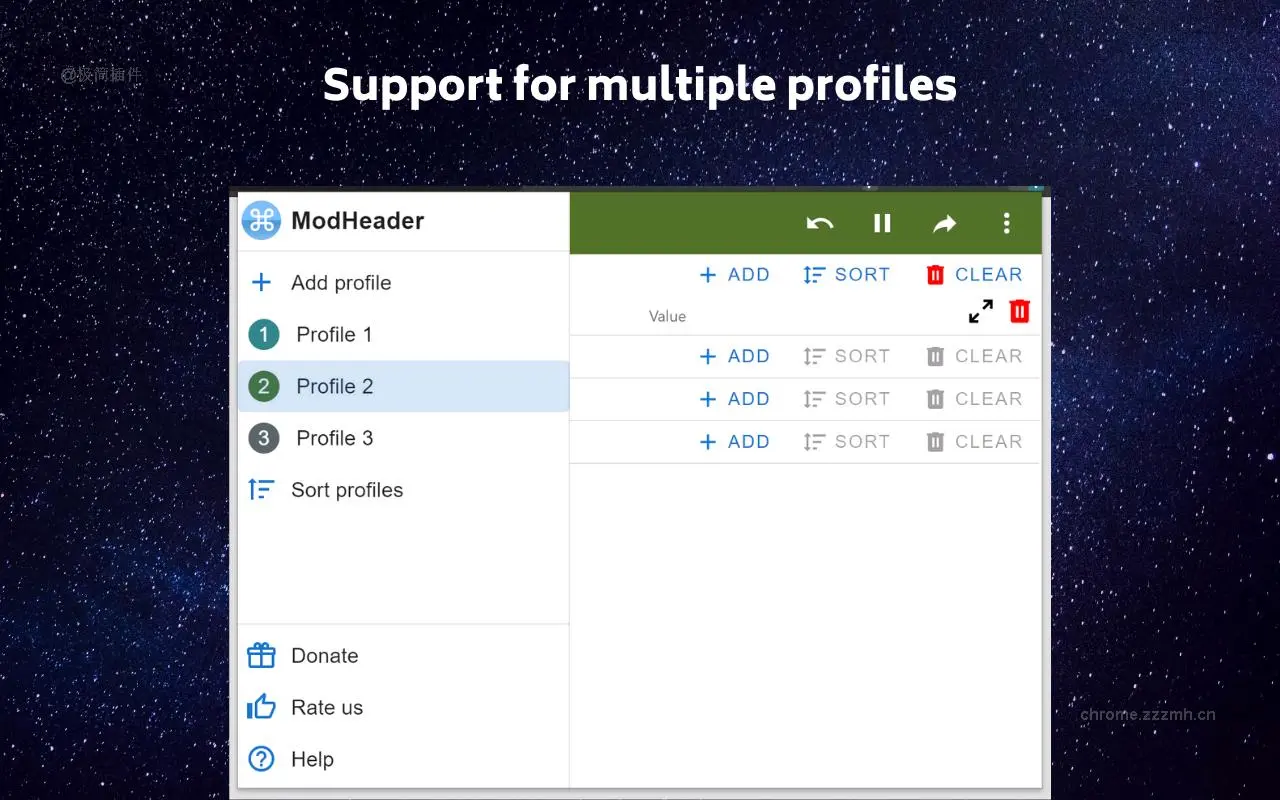 ModHeader 自定义请求头_7.0.7_image_0