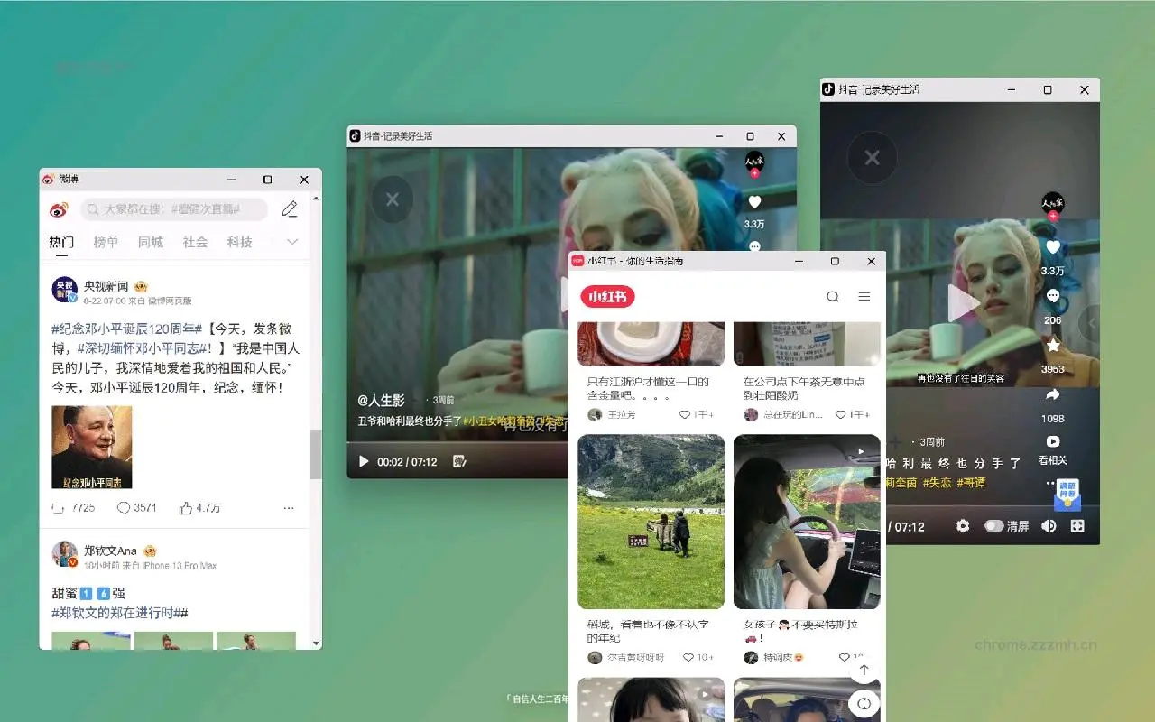微博抖音小红书 - 小窗模式_0.6.0_image_0